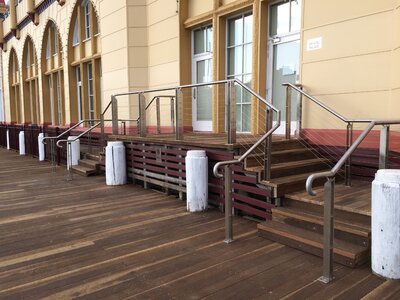 TREATED TIMBER DECKING